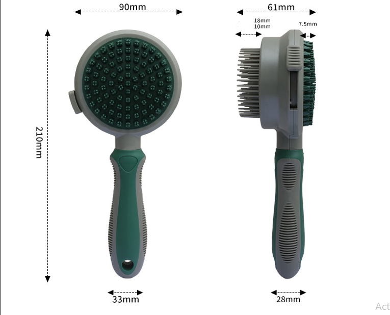 FurClean™ | Self-Cleaning Pet Brush for Dogs & Cats